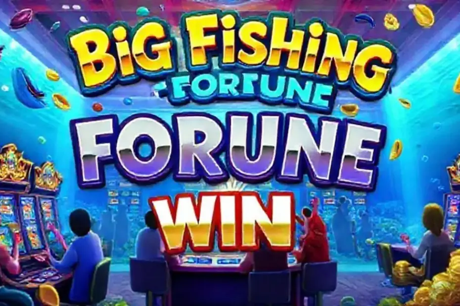 Jogadores se divertindo no jogo Big Fishing Fortune