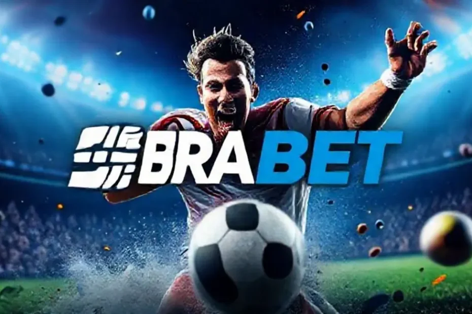Capa da BRABET, mostrando uma atmosfera de apostas esportivas vibrante.