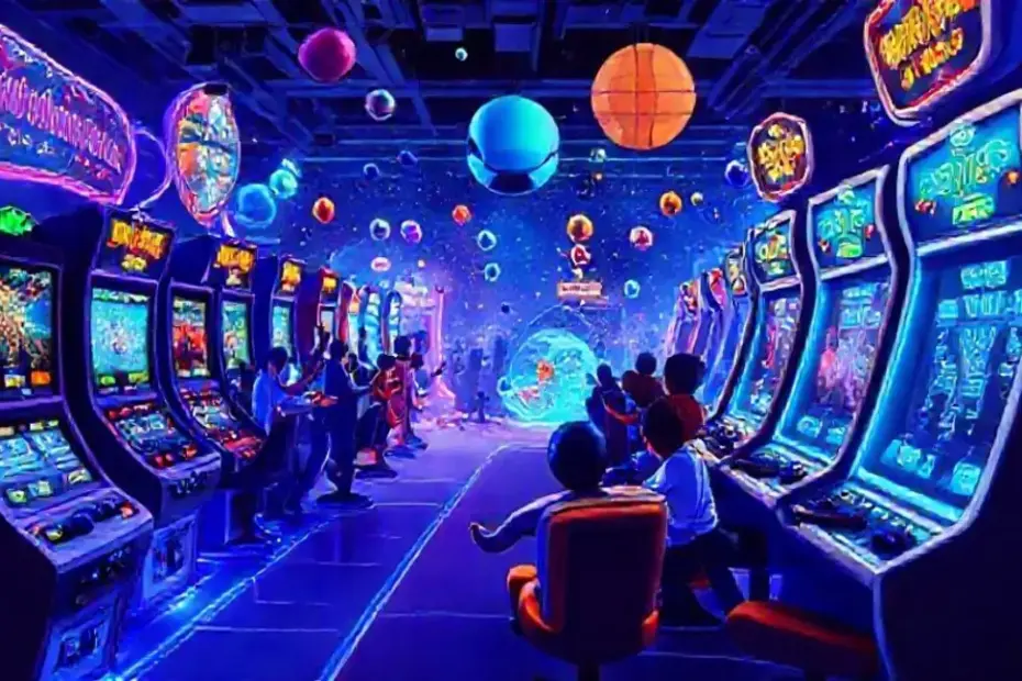 Cena energética de um jogo de Spaceman